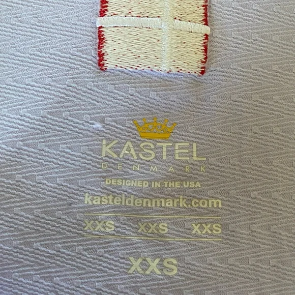 Equestrian Kastel Purple and White Quarter-Zip Pullover - Picture 3 of 3